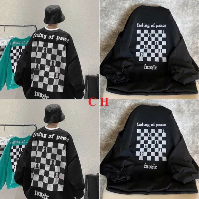 Áo Sweater Form Rộng Nỉ Hoạ Tiết Giáng Sinh Tay Dài Ulzzang Hot  NOEL KUTE Gấu Caro Mặc Đôi Nhóm Hot Hit