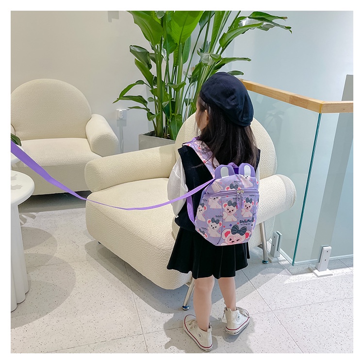 Balo Thời Trang Hình Thú Gấu Thỏ Cho Bé