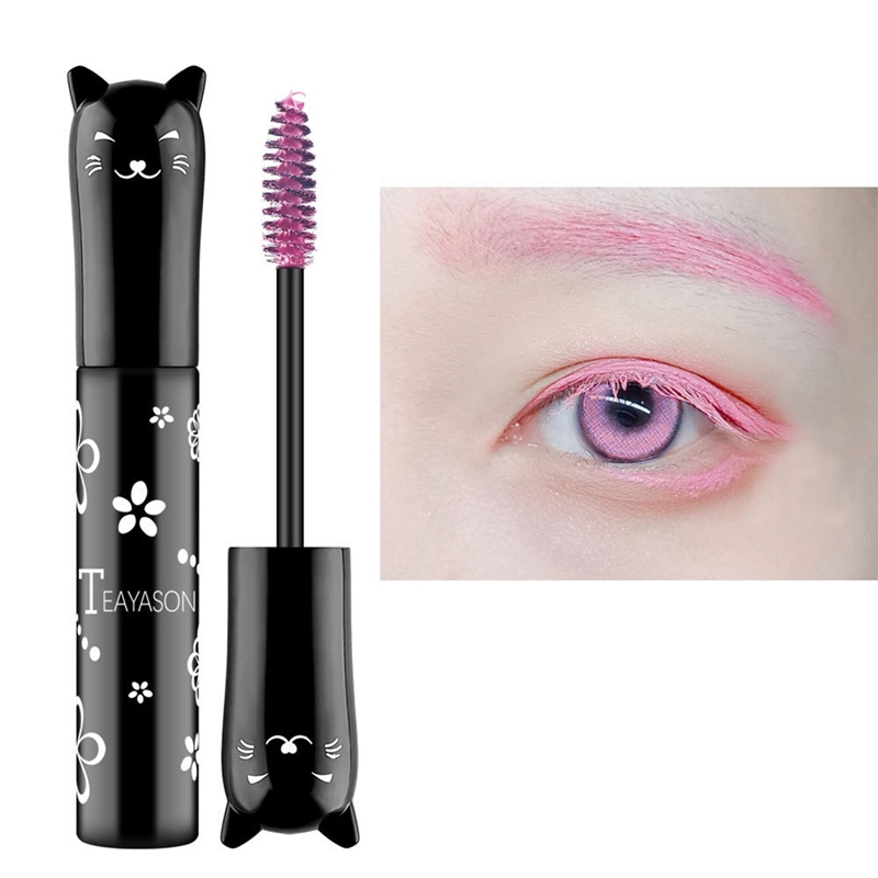 Mascara màu xanh dương/ tím/hồng/trắng/cà phê/xanh sapphire không dễ lem độc đáo | BigBuy360 - bigbuy360.vn