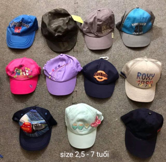 Xả kho - mũ lưỡi trai cho bé xuất dư - đồng giá 49k