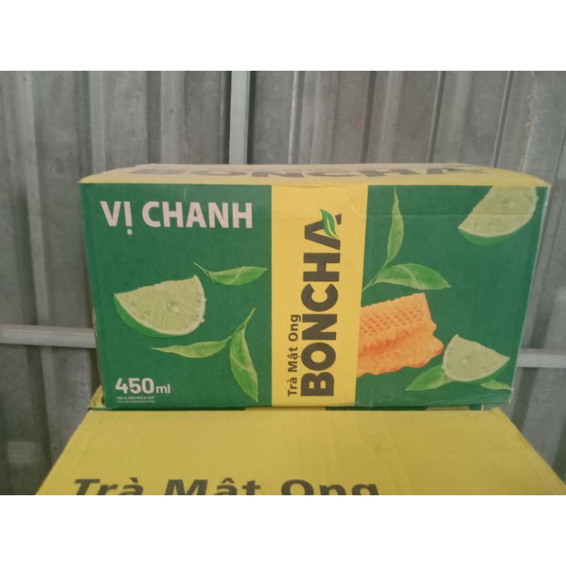 Trà BONCHA Chanh 450ml (Thùng 24 chai)