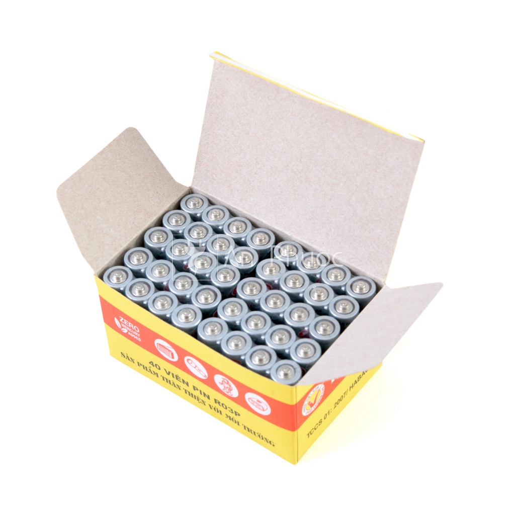 Hộp Pin tiểu AA và AAA Con Thỏ Habaco Rabbit R6P và R03P