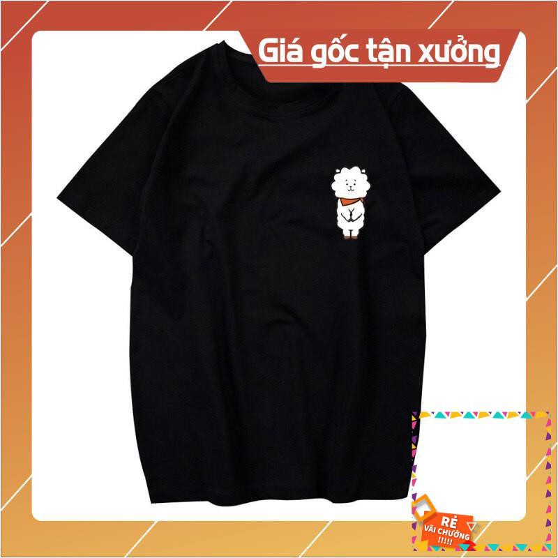 [SALE] [SALE GIÁ GỐC] (SALE) Áo thun tay ngắn in hình BTS BT21 KPOP dễ thương cho nam và nữ