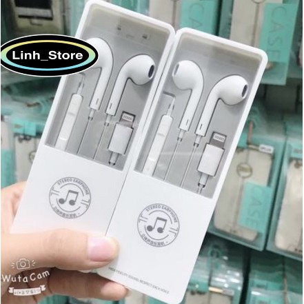[FULL HỘP] Tai Nghe Chân Lightning Chân Dẹp Nguyên Hộp Cao Cấp