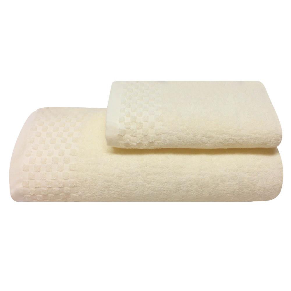 HomeBase HLS Khăn tắm 100% cotton mềm mịn thấm nước nhập khẩu từ Thái Lan chuẩn khách sạn 40x81cm - kem pixie