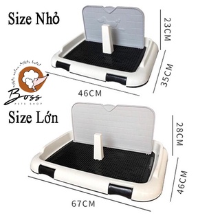 Khay vệ sinh có tường cho chó