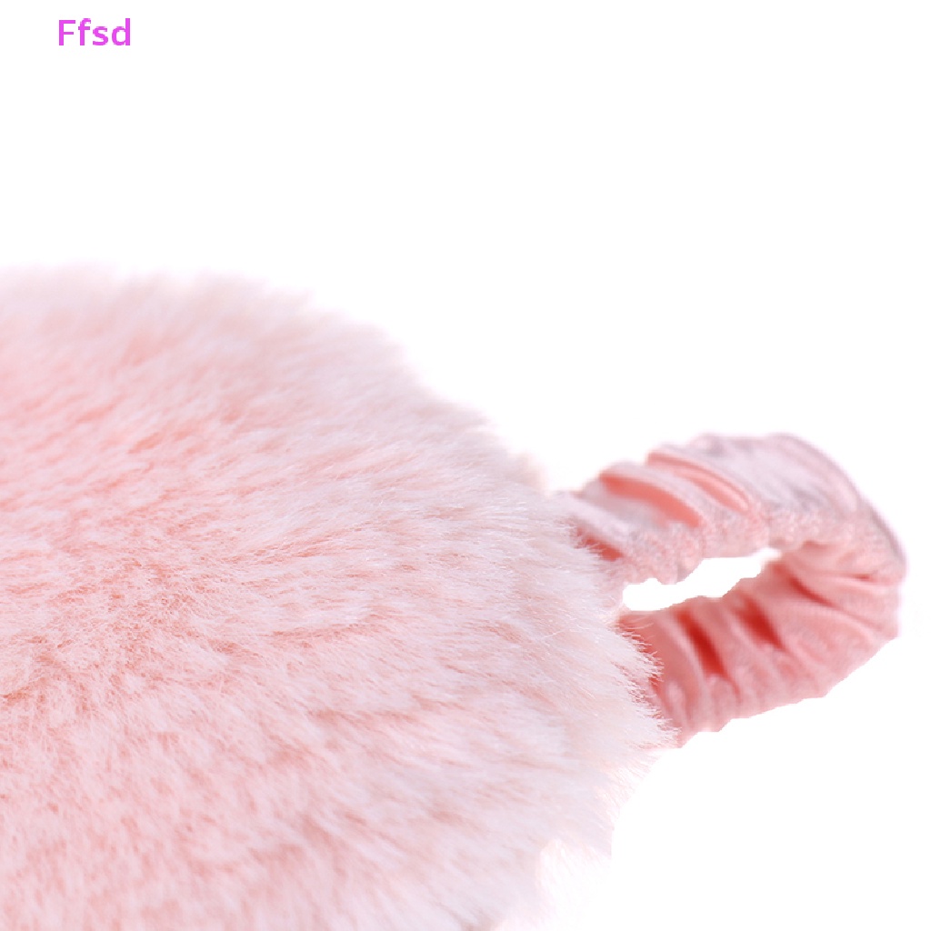 {Ffsd} Mặt Nạ Che Mắt Ngủ Phủ Lông Mềm Mại Họa Tiết Hoạt Hình Dễ Thương Dùng Khi Đi Du Lịch * Bán Chạy