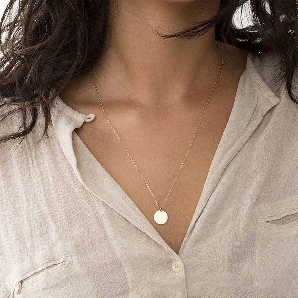 Vòng cổ Mặt Đồng Xu Thời Trang|Vòng cổ Nhiều Màu Sắc Xinh Xắn Thời Trang