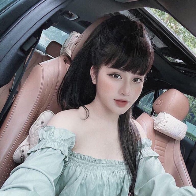 Tóc mái ngố mái bằng bằng tóc thật