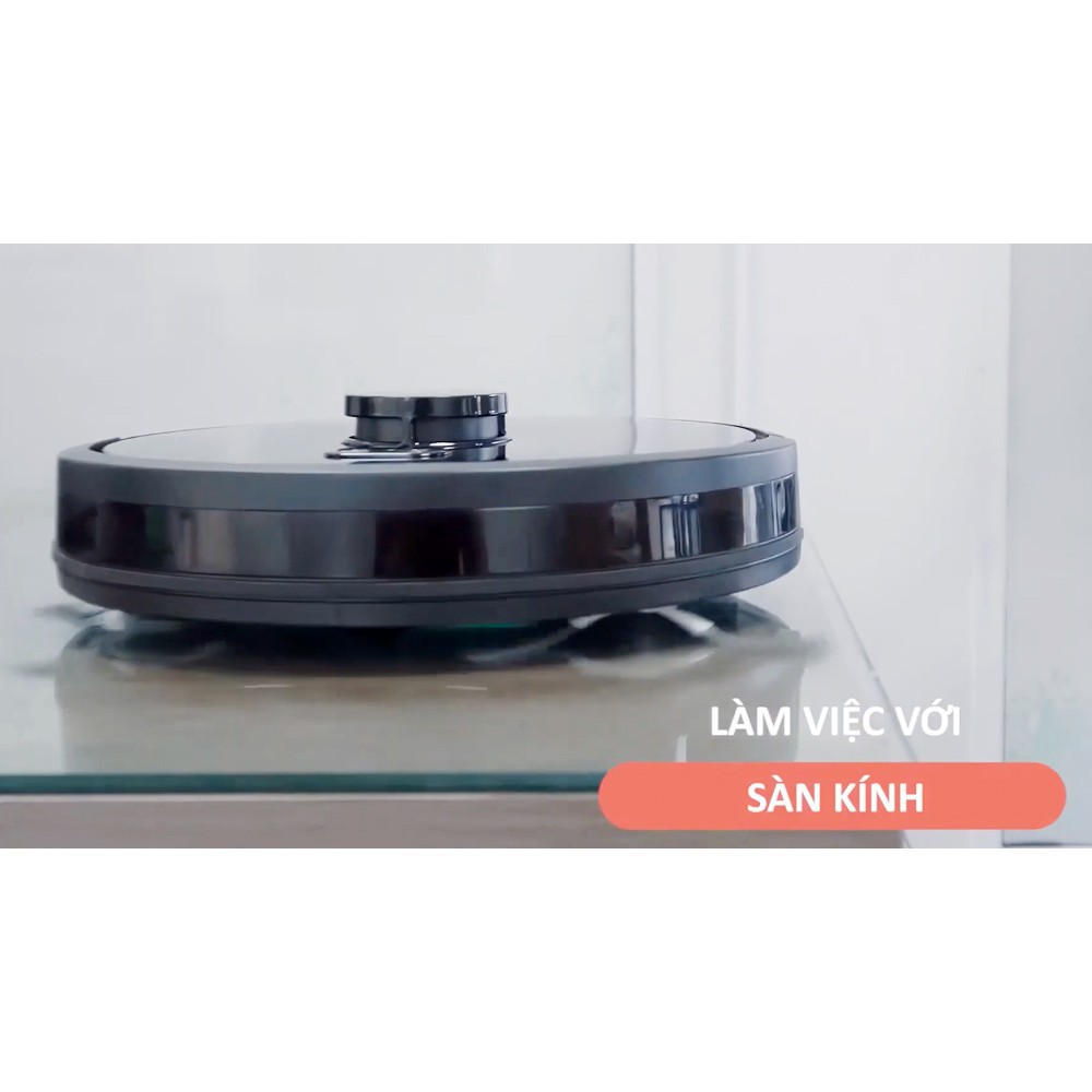 Robot hút bụi và lau nhà Rapido RR8 cảm biến Rada, đèn UV, tự lập đường đi, tự sạc pin, kết nối wifi - Hàng chính hãng