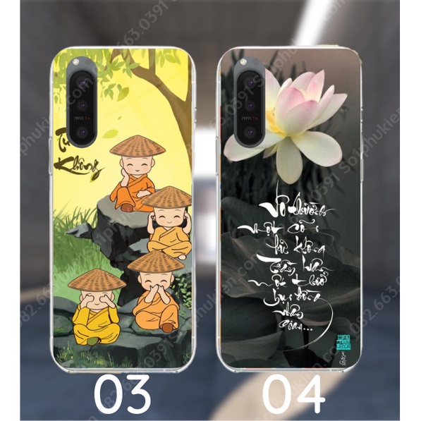 Ốp lưng Sony Xperia 1 ii (1ii) / Xperia 5 / 5 II (5II) dẻo in hình thư pháp sắc nét,  nhiều mẫu mới