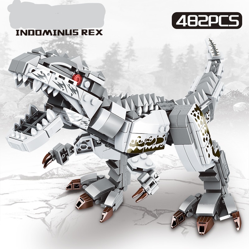 Mô hình lắp ráp Đồ chơi Lego Khủng Long Dinosaur World 4 Màu
