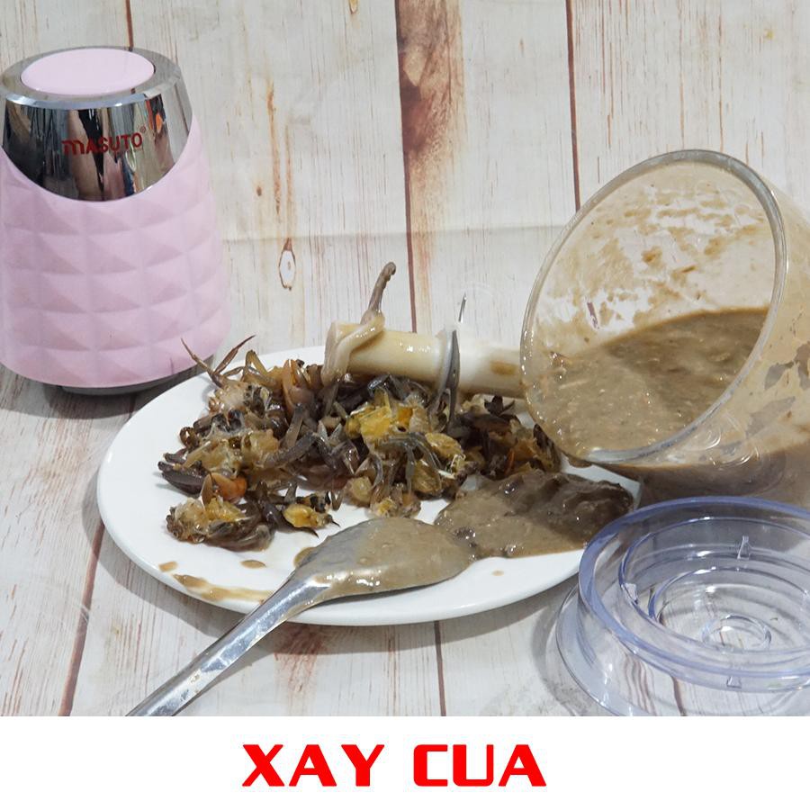 Máy xay Thịt đa năng Masuto phiên bản 2 cối xay Thịt, Tỏi Ớt, Trái cây