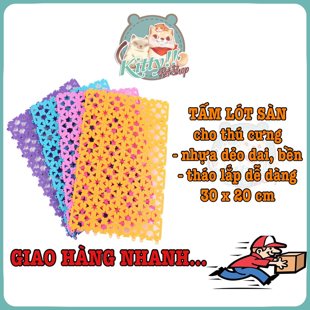 Tấm nhựa lót sàn chuồng cho thú cưng