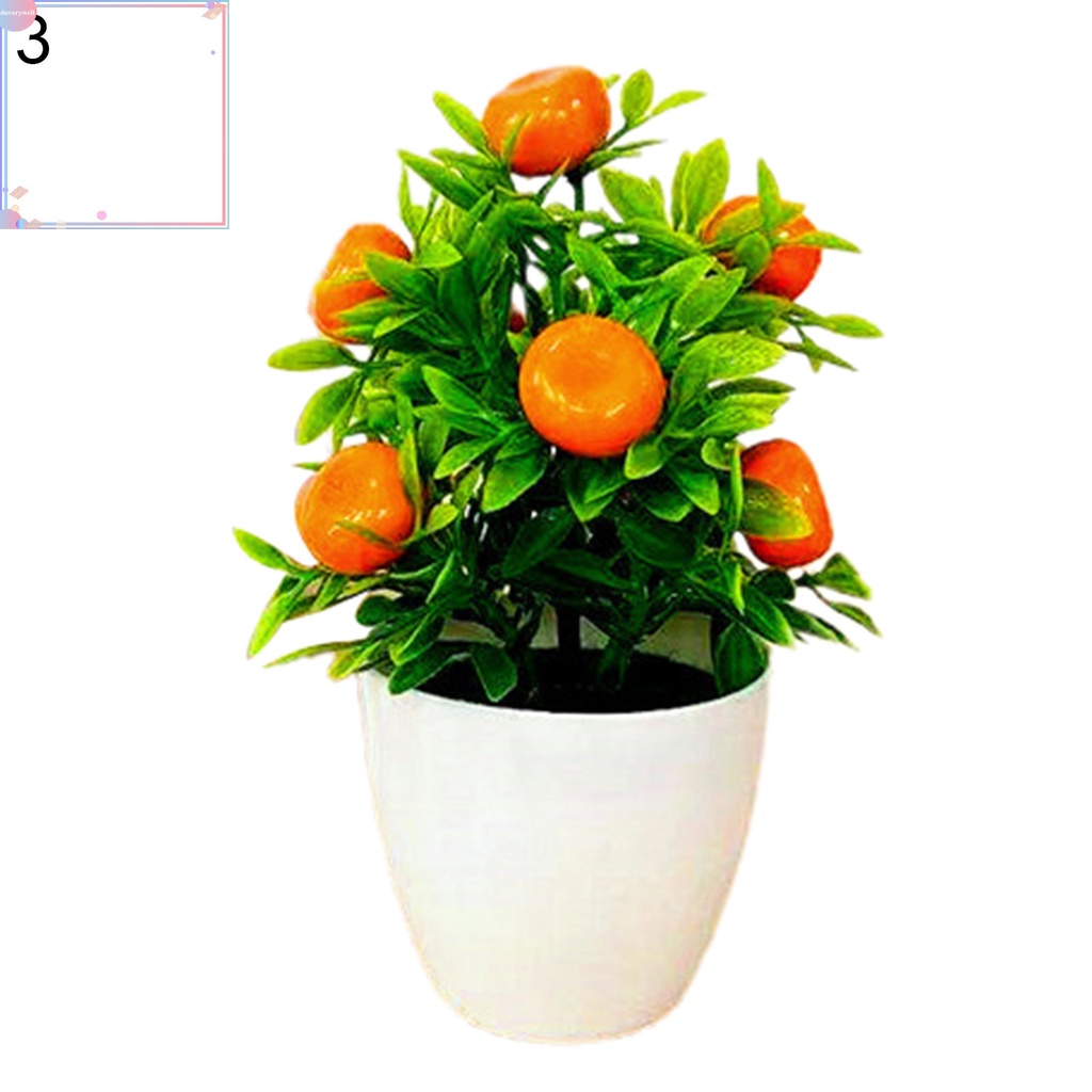 Chậu cây bonsai giả không mùi trang trí nhà cửa tươi mát