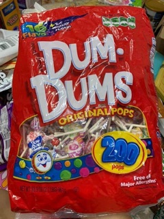 Combo 10 cây Kẹo mút Dum Dums Mỹ