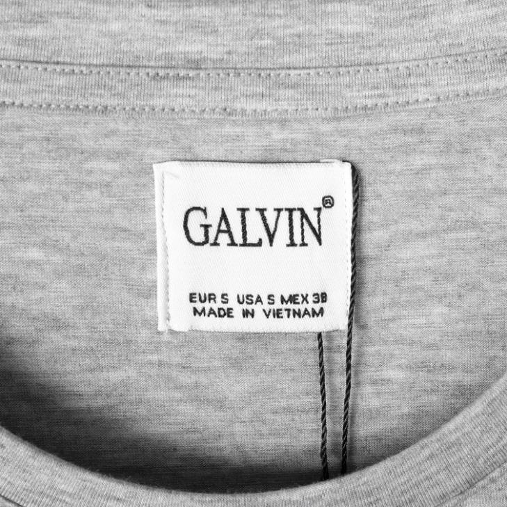 Áo thun dài tay đáp da lộn có bo tay Galvin trơn bộ áo phông nam nhiều màu co giãn ANGV2 - Galvin Store