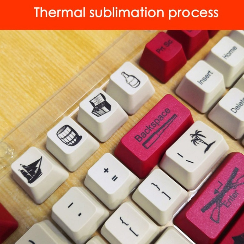 Set 104 Nút Bàn Phím Cơ Chơi Game OEM 5 Mặt Phong Cách Retro