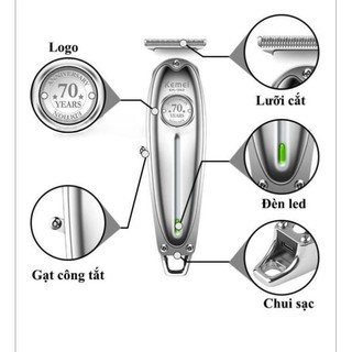 Tông Đơ Cắt Tóc bấm viền Kemei KM-1949  Chuyên Nghiệp. hàng chính hãng