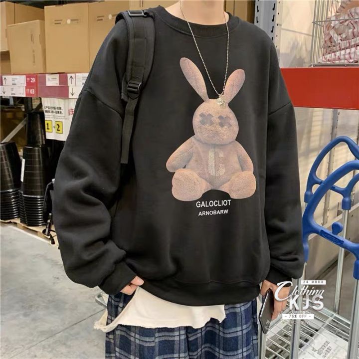 Áo Sweater In Hình Gấu Nam Nữ Unisex phong cách Hàn Quốc cá tính, Chất nỉ bồng đẹp mã AL01 | BigBuy360 - bigbuy360.vn