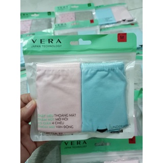 Combo 2 Quần Lót Nữ Cotton VERA (giao màu ngẫu nhiên)