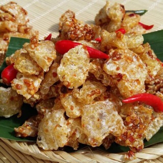 Bì heo chiên phồng