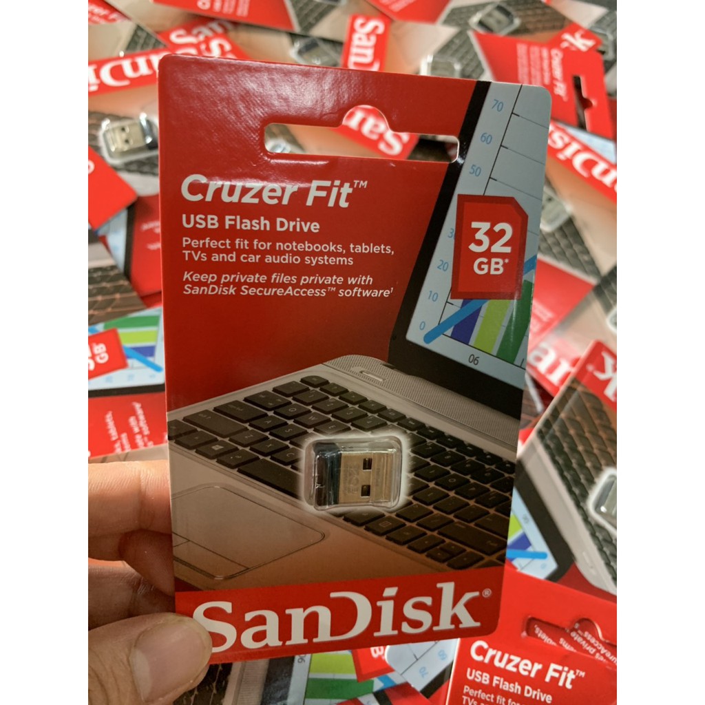 Thiết bị lưu trữ USB Sandisk 32gb - hàng chính hãng