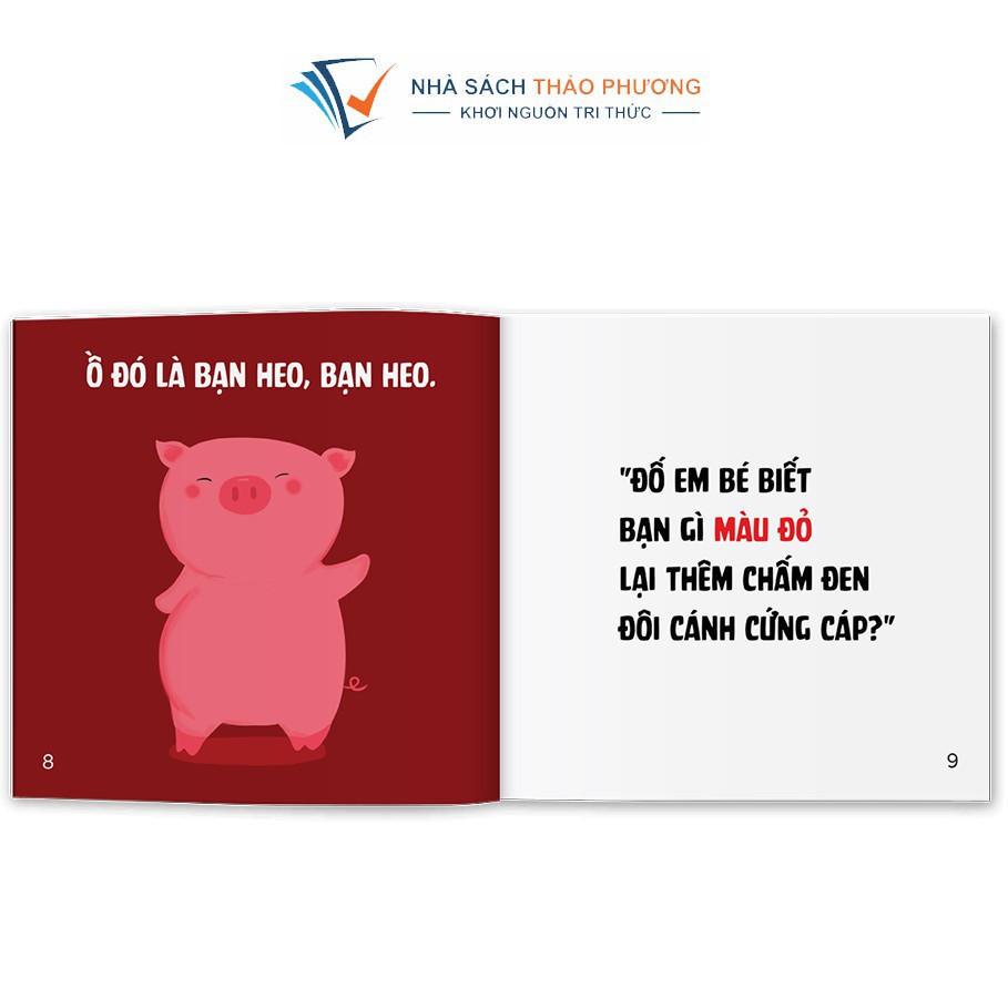 Sách - Ehon Nhật Bản Bạn màu gì vậy ? dành cho trẻ 0-3 tuổi