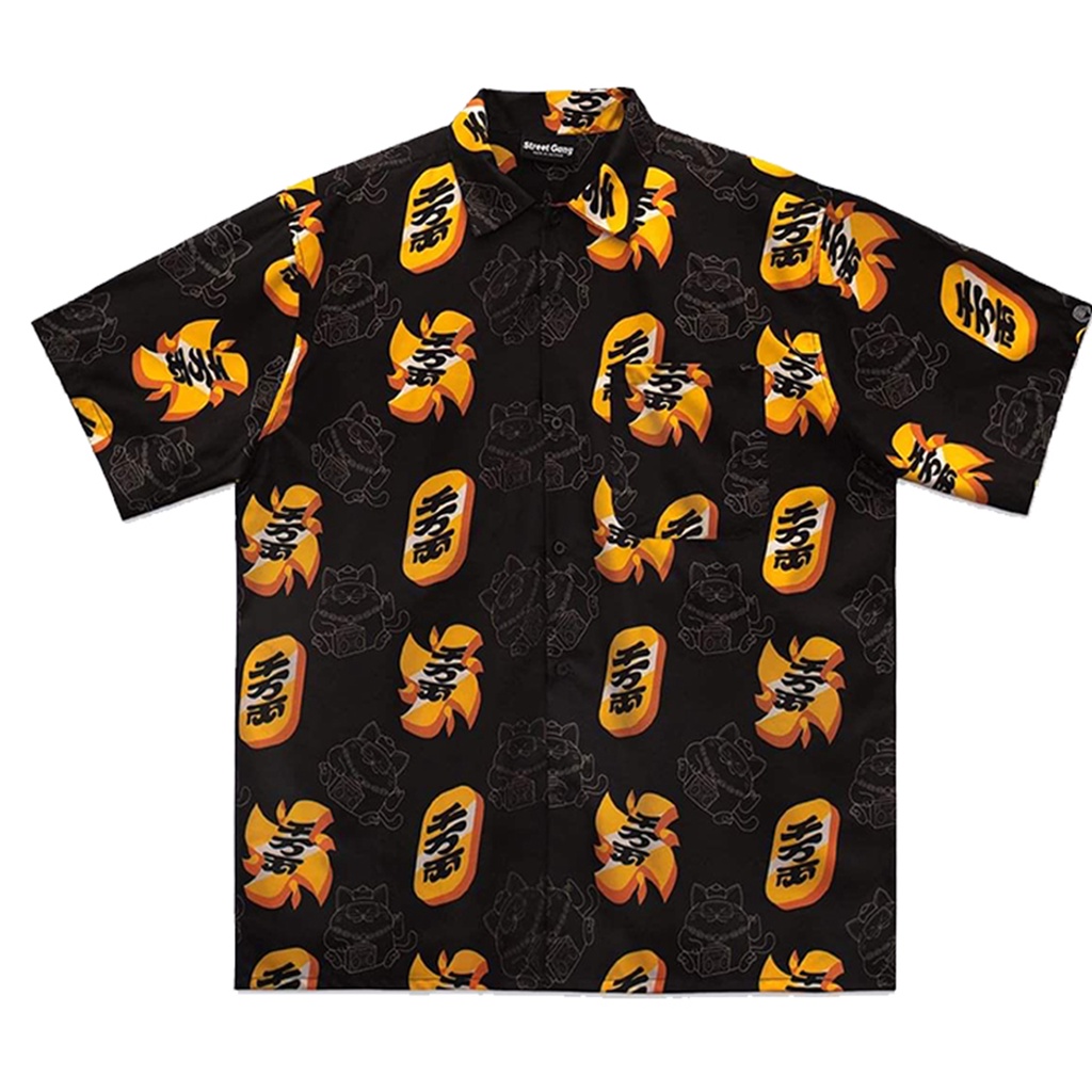 Áo sơ mi Mèo - Đen - Street Gang