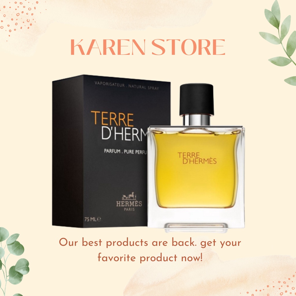 ⚡𝑲𝒂𝒓𝒆𝒏 𝑺𝒕𝒐𝒓𝒆⚡ Nước hoa Terre D’Hermes EDP 5ml/10ml/20ml