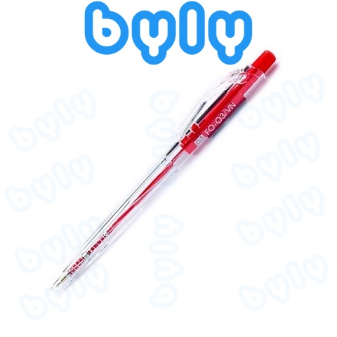 Bút bi bấm𝑻𝒉𝒊𝒆̂𝒏 𝑳𝒐𝒏𝒈 Flexoffice FO-03/VN ngòi 0.5mm