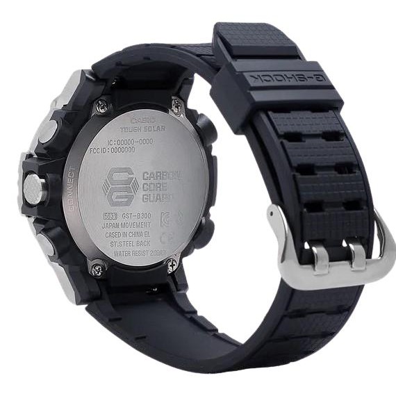 Đồng Hồ Casio Nam Dây Nhựa GSHOCK GST-B300S-1ADR Chính Hãng