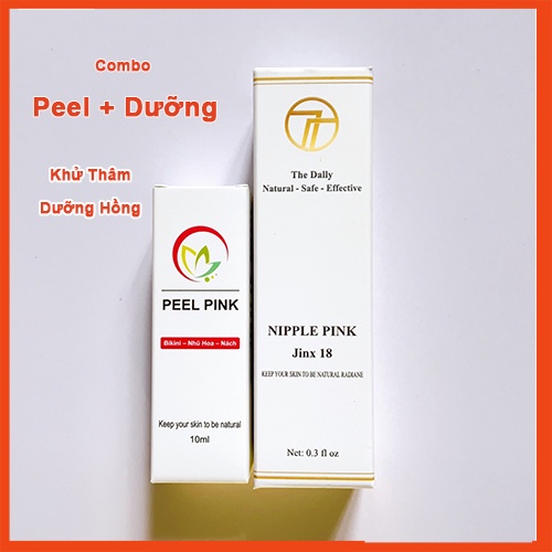 Bộ 2 sản phẩm Kem Làm Hồng Nhũ Hoa và vùng kín + Kèm Peel khử thâm Jinx 18 | BigBuy360 - bigbuy360.vn