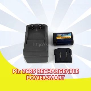 Pin Powersmart 2CR5 Rechargeable 500mah (pin sạc được)