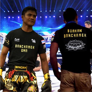 Áo thun cotton tay ngắn cổ tròn in hình phát sóng thái lan sanda mma fighting ufc fighting quinn duel cá tính hợp thời trang cho nam