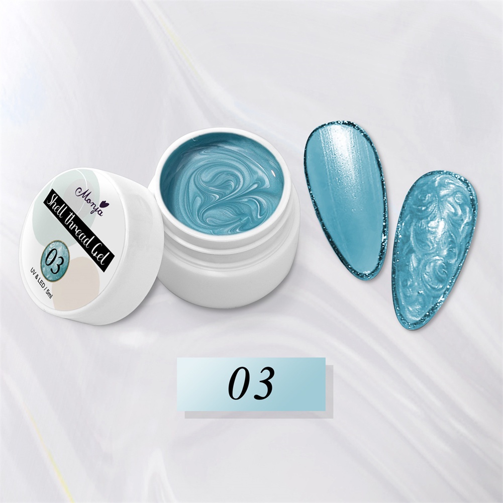 Sơn móng tay gel UV ANNIES hiệu ứng mắt mèo vỏ sò đính ngọc trai xinh xắn sơn nhũ flash