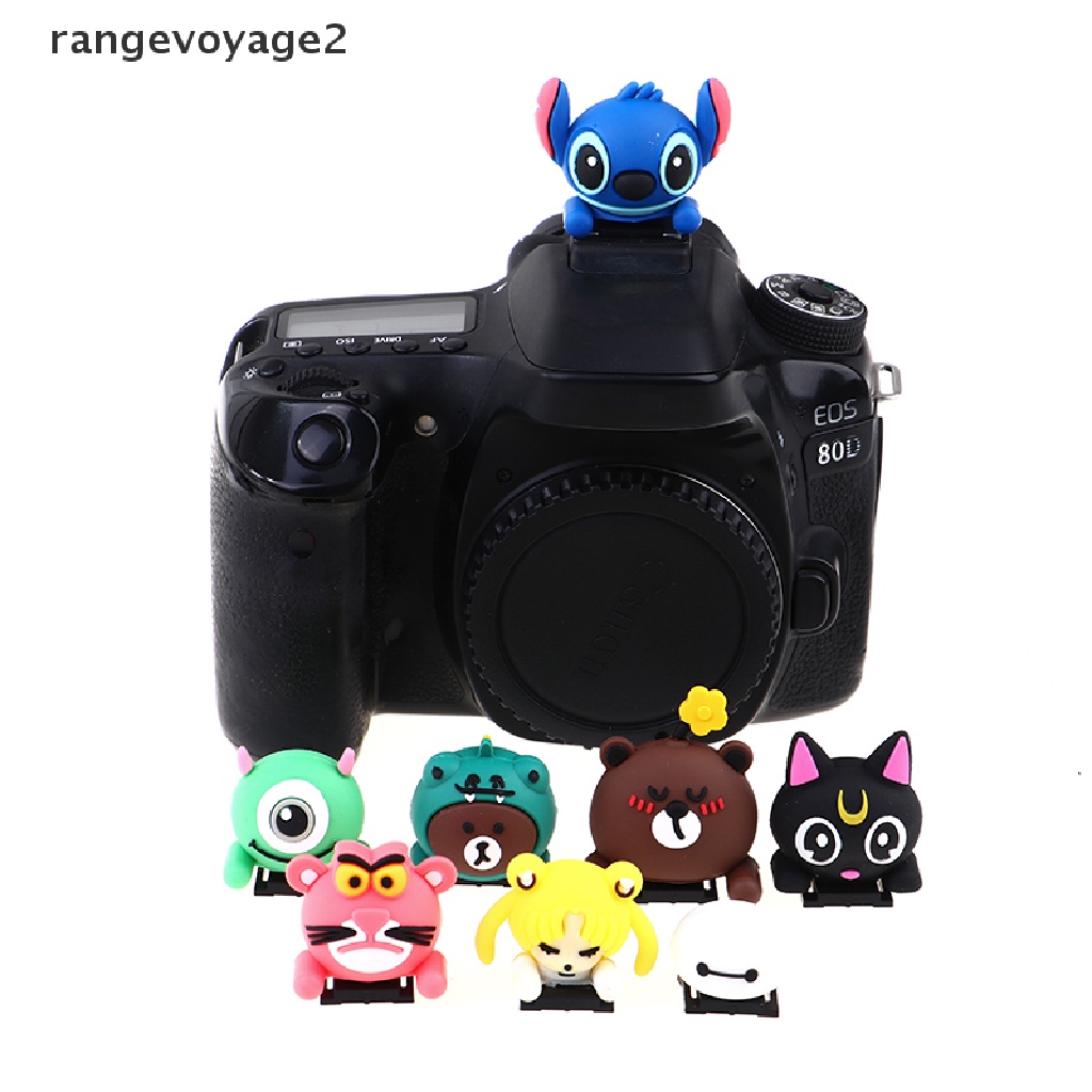 Vỏ Bọc Đèn Pin Máy Ảnh Hotshoe Hình Stitch / Thủy Thủ Mặt Trăng / Gấu Bông 3D