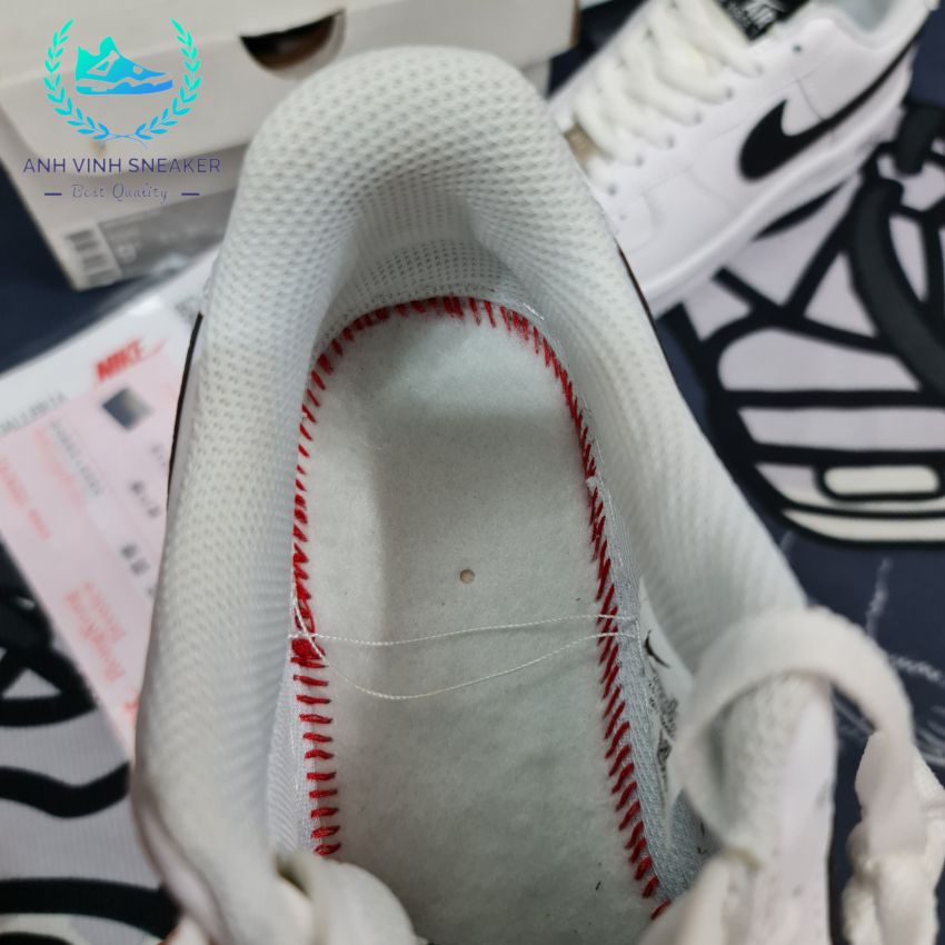 Giày air force 1 màu trắng đen cổ thấp thể thao sneaker nam nữ