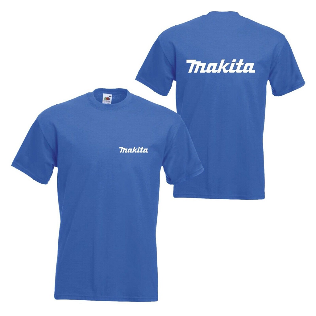 MAKITA Áo Thun Cotton Công Sở Cho Nam