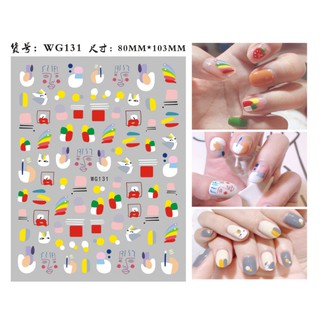 Sticker hinh cầu vồng