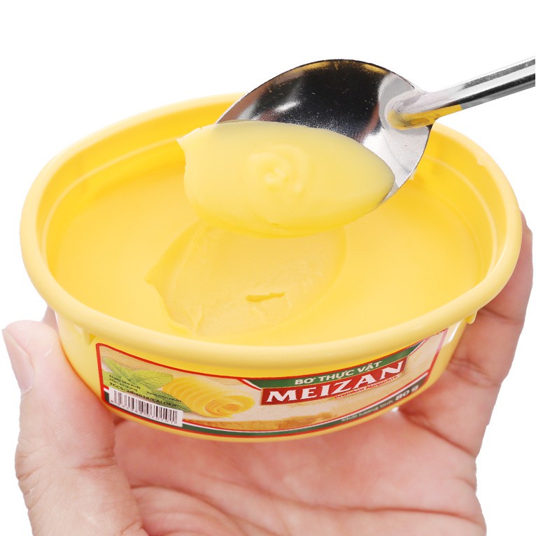 Bơ Thực Vật Margarine Tường An Giàu Omega Và vitamin A, D, E (Hũ 80g)