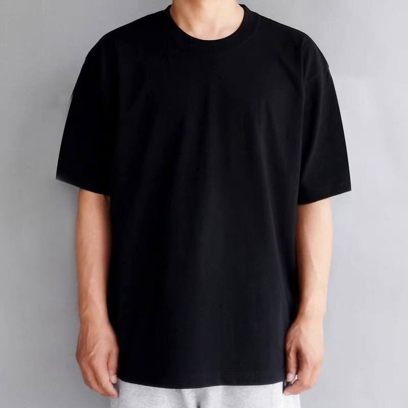 Áo phông trơn chất Basic đen trắng, áo thun tay lỡ oversized chất liệu cotton mềm, mát - MALTRIK