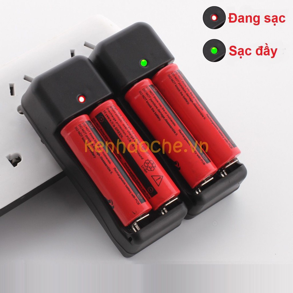 Sạc pin lipo đôi cell 3.7V, sạc pin lipo 2 ngăn sạc