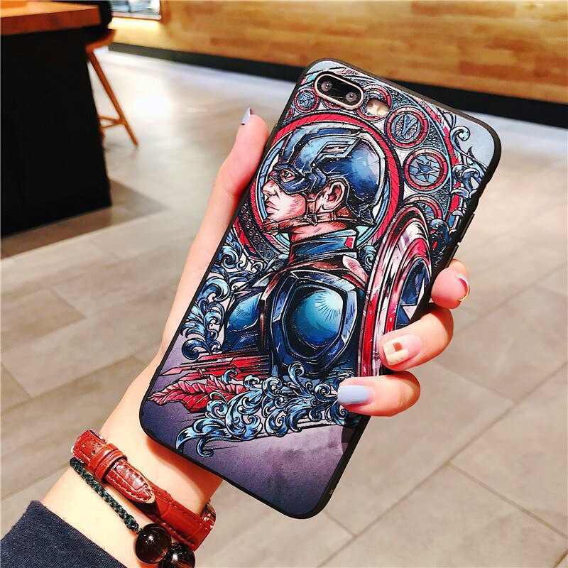 Ốp lưng hình iron man đỏ đen đủ mã cho các loại điện thoại iphone - a208