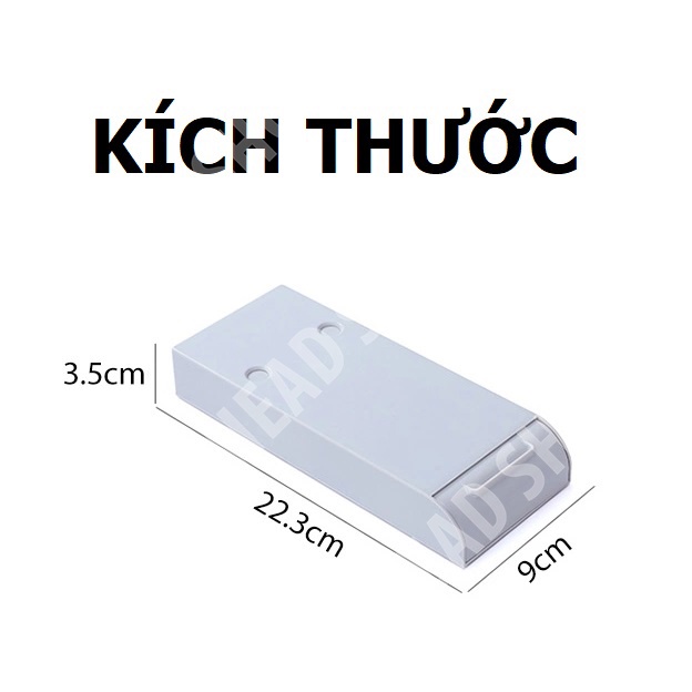 Hộc dán ngăn kéo dán gầm bàn mini để đồ tiện ích cực gọn gàng mã NK HeadShop