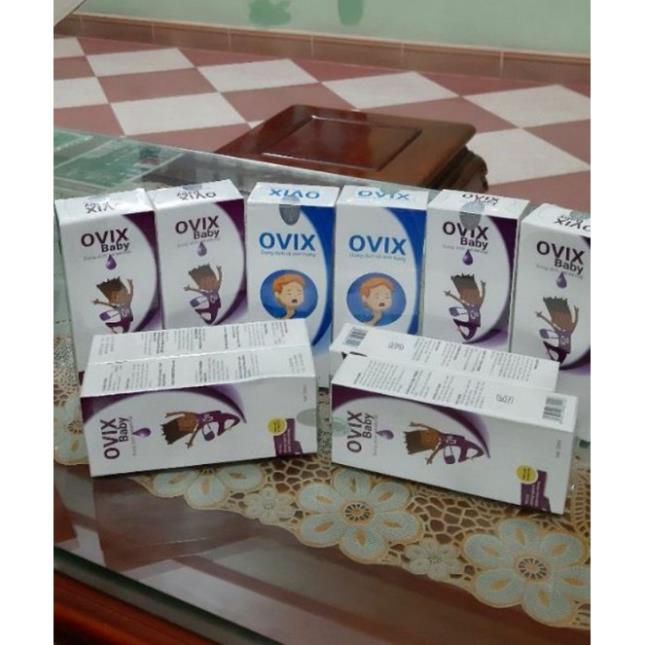Ovix xịt họng, Ovix baby xịt mũi hỗ trợ viêm mũi họng