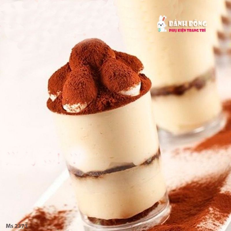 [Set 10 Cốc] Mousse Tròn 6080 CÓ NẮP/ Hộp đựng bánh Mousse Tiramisu