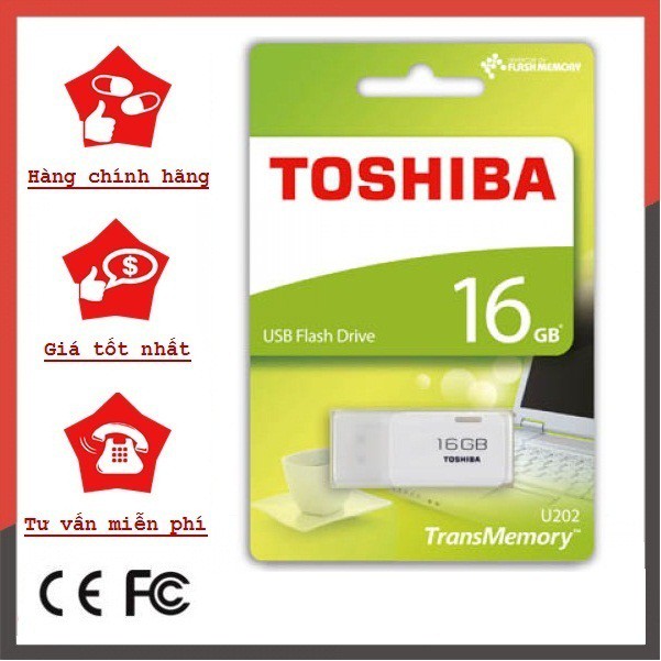 USB 16GB Toshiba I Bảo Hành 2 Năm I Chính Hãng I Đổi Trả Miễn Phí Trong 3 Ngày Đầu