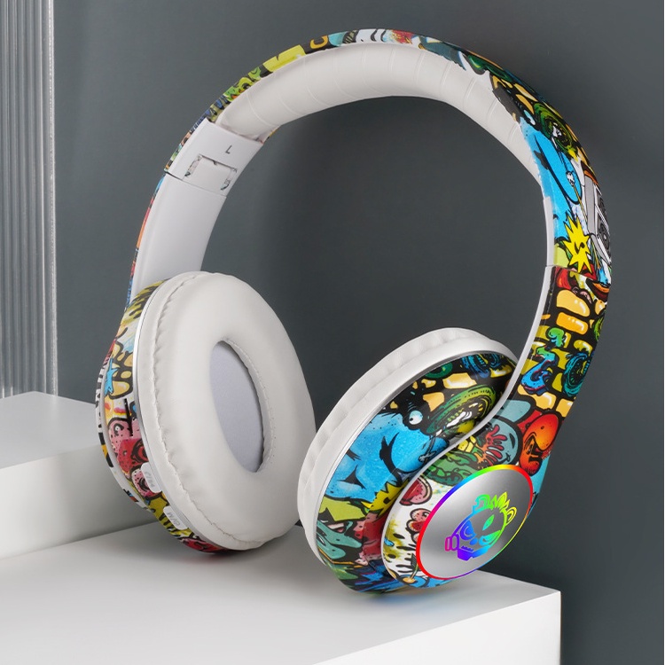 Tai Nghe GAMING Bluetooth không Dây,Thiết Kế Đột Phá, Có Kèm Dây Cắm Máy Tính, Laptop LX-8686