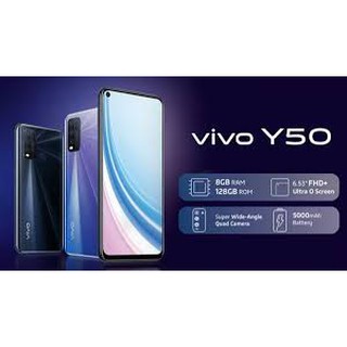 Điện thoại vivo y50 ram khủng 8/128 full màn pin châu